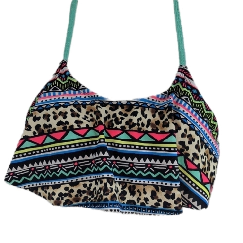 Justice Girl's Flutter Halter Style Bikini Top 14